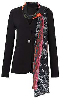 Desigual Dámske sako Chaq Krame Negro 19WWEWAP 2000