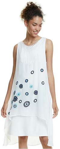 Desigual Dámske šaty Vest Barrie Crudo V 20SWVW56 1002