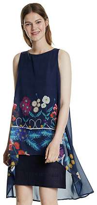 Desigual Dámske šaty Vest Carnegie Azul Tinta 20SWVWAC96