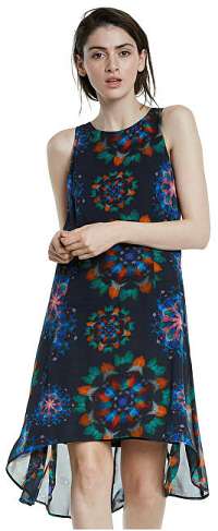 Desigual Dámske šaty Vest Clair Negro 20SWVW30 2000