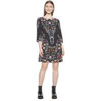 Desigual Dámske šaty Vest Clementine Negro 18WWVW17 2000