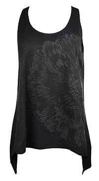 Desigual Dámske tielko Ts Venecia Negro 20SWTKA7 2000 S