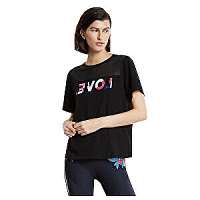 Desigual Dámske tričko Tshirt Mesh Love Black Negro 20SOTK37 2000 M