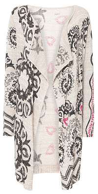 Desigual Dámsky kardigan Jers Laval Crudo Boreal 19WWJF54 1023 L