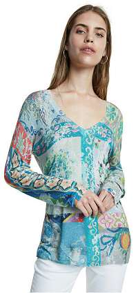 Desigual Dámsky sveter jers ICARO Tiza 20SWJF74 1010 L