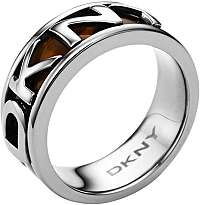 DKNY Oceľový prsteň s nápisom NJ1892040 mm