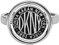 DKNY Štýlový prsteň s logom Token New York20034 mm