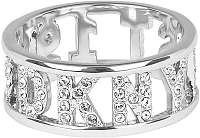 DKNY Trblietavý prsteň s logom New York47969 mm