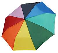 Doppler Dámsky skladací mechanický dáždnik Hit Rainbow 70830R