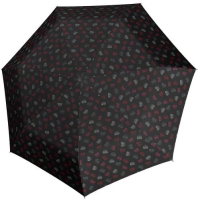 Doppler Skladací mechanický dáždnik Hit Mini Emotion 700165PE black