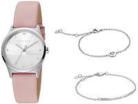 Esprit Darčekový set hodinek s 2 náramkami Heart SET ES1L092L0035