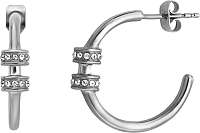 Esprit Elegantné oceľové náušnice Swing ESER00342100