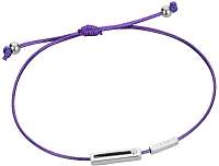 Esprit Fialový šnúrkový náramok Mini ESBR00741E21