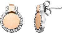 Esprit Strieborné bicolor náušnice Fuse ESER00301200