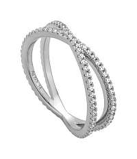 Esprit Strieborný prsteň so zirkónmi ESRG010611 57 mm