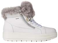 GEOX Dámske členkové topánky Kaul B Abx D White / Dk Grey D84AWD-046BH-C0672