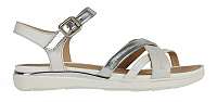 GEOX Dámske sandále D Sandal Hiver Silver / White D02GZA-0BN85 -C0434