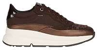 GEOX Dámske tenisky D Backsie B Abx Dk Coffee / Coffee D94FPB-01122-C6T6M