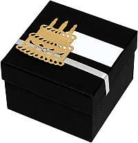 Giftisimo Luxusná darčeková krabička so zlatým tortou GF0002
