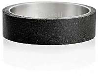 Gravelli Betónový prsteň antracitový Simple GJRUSSA001 60 mm