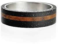 Gravelli Betónový prsteň antracitový Simple Wood GJRUWOA001 mm