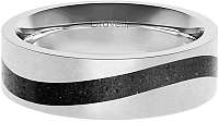 Gravelli Betónový prsteň Curve oceľová / antracitová GJRWSSA113 mm