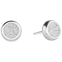 Gravelli Kôstkové náušnice z betónu Minimalist GJEWSSG002UN
