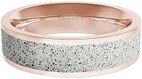 Gravelli Prsteň s betónom Fusion Bold bronzová / sivá GJRWRGG111 63 mm