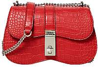 Guess Dámska crossbody kabelka Asher Mini Convertible Xbody red-red