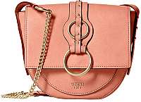 Guess Dámska crossbody kabelka Dixie Crossbody Flap Coral