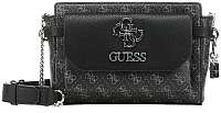 Guess Dámska crossbody kabelka Esme Crossbody Top Zip coal-coa