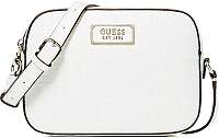 Guess Dámska crossbody kabelka Kamryn Crossbody Top Zip white-whi