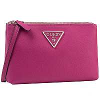 Guess Dámska crossbody kabelka miechy Mini Double Zip Xbody berry-ber