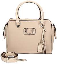 Guess Dámska kabelka Anna rita Girlfriend Satchel taupe