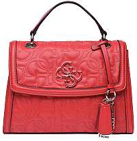 Guess Dámska kabelka New Wave Top Handle Flap red-red
