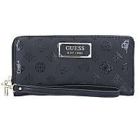 Guess Dámska peňaženka Kamryn SLG Large Zip Around SWPO66 black-bla