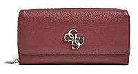 Guess Dámska peňaženka Kelsey Slg Lrg Clutch Orgnzr Merlot-Mer