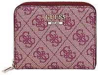 Guess Dámska peňaženka Kerrigan Slg Small Zip Around Merlot-Mer