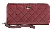 Guess Dámska peňaženka Miriam SLG Large Zip Around Merlot-Mer