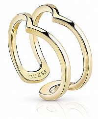 Guess Efektívny dvojitý prsteň Hoops Aj did it again UBR84009 58 mm