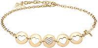 Guess Náhrdelník Choker sa srdiečkami Jamila UBN85023