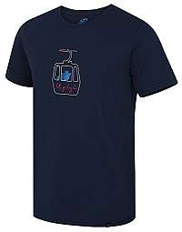 Hannah Pánske tričko s krátkym rukávom MONSTER dark denim M