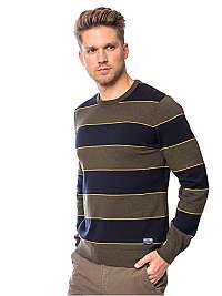 Heavy Tools Pánsky sveter Hillon Khaki W19-245 XXL