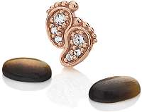Hot Diamonds Element ťapičkami s tigrími okami Anais EX201