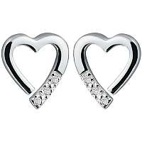 Hot Diamonds Náušnice Hot Diamonds Just add Love Memories DE110