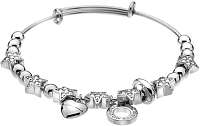 Hot Diamonds Oceľový náramok Emozioni Crystal Star DC143