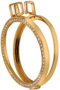 Hot Diamonds Pozlátený prívesok na elementy Anais s diamantom DP558_DP559 3,3 cm