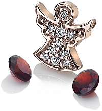 Hot Diamonds Bronzový element anjelik s granátmi Anais AC105
