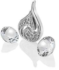 Hot Diamonds Strieborný element Vzduch s čírymi TOPAZ Anais AC103