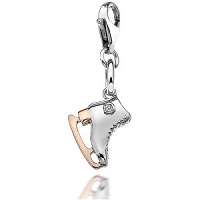 Hot Diamonds Prívesok Hot Diamonds Ice Skate Rose gold finish RG DT242